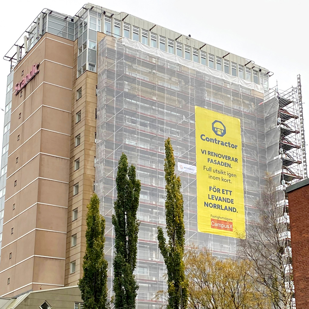 100m2 som gör avtryck i Umeå