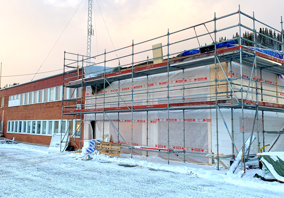 Ombyggnationer över Polishuset