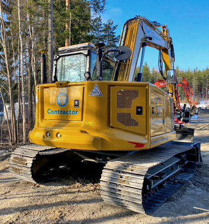 Ny grävmaskin på Contractor Mark