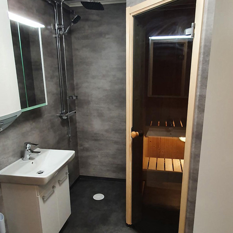 Många badrumsjobb i Hemavan